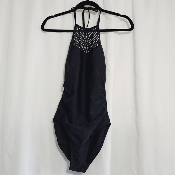 Merona Other - Merona black laser cut swimsuit